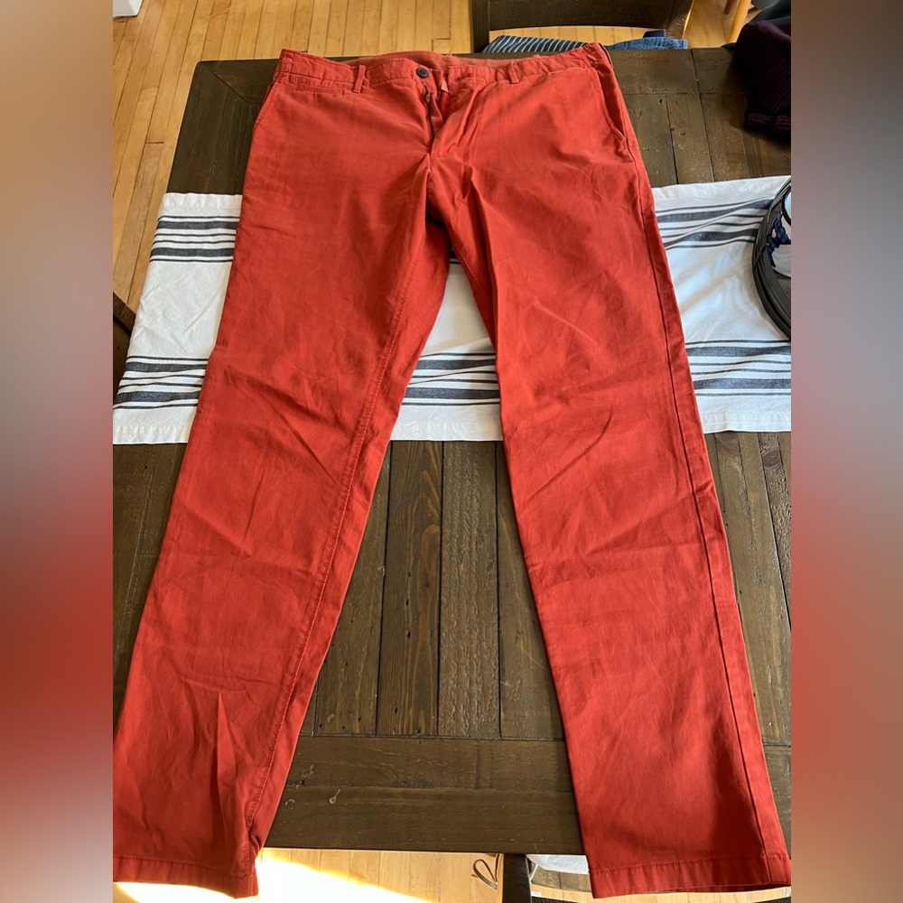 Gap Lived In Skinny Orange Pants 36/32